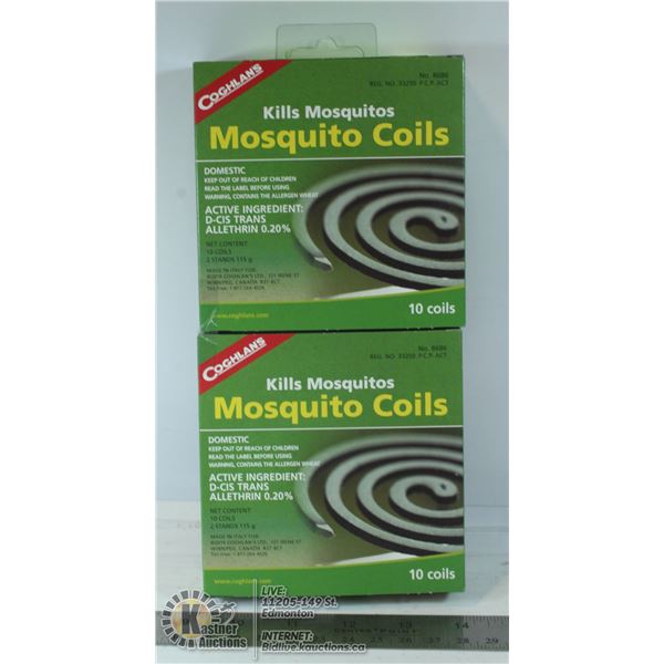 LOT OF 20 COGHLANS MOSQUITO COILS