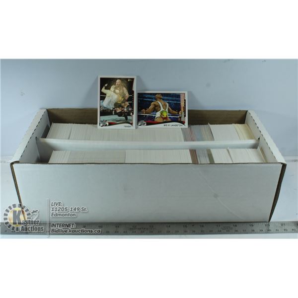 1600 COUNT BOX OF WRESTING COLLECTOR CARDS