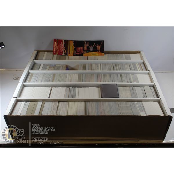 3200 COUNT BOX OF WRESTING COLLECTOR CARDS