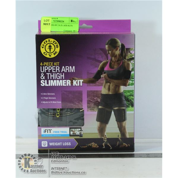 GOLD'S GYM 4PC SLIMMER KITS
