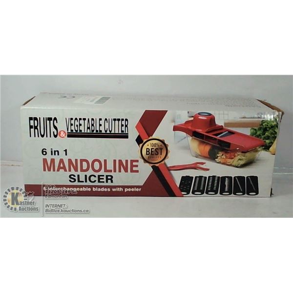 6 IN 1 MANDOLINE SLICER