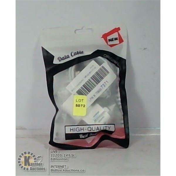 NEW IPHONE DATA / CHARGING CABLE 2 PACK
