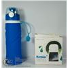 Image 1 : NEW KEMIER 750ML COLLAPSIBLE SILICONE BOTTLE