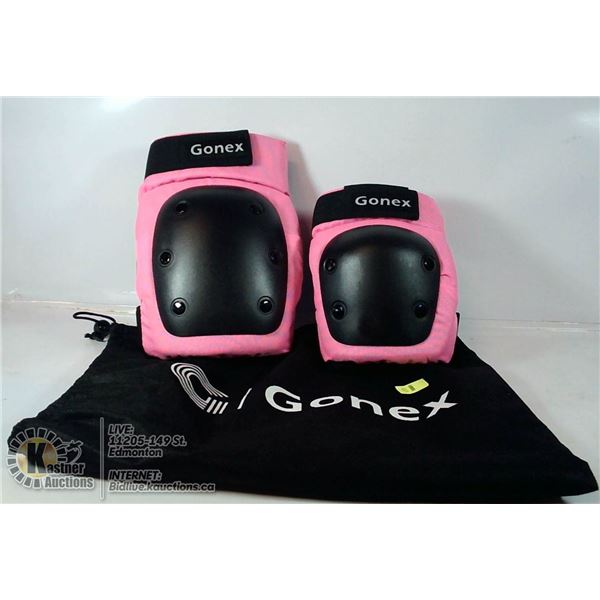 SET OF GONEX  KNEE AND ELBOW PADS - PINK