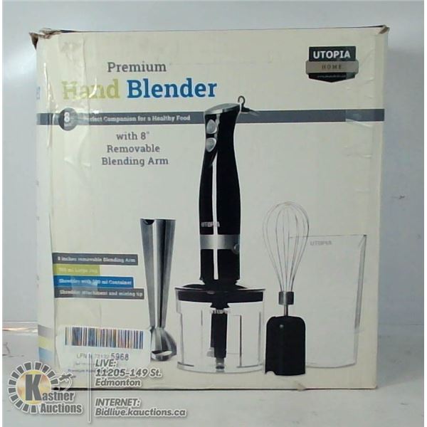 PREMIUM 8" HAND BLENDER