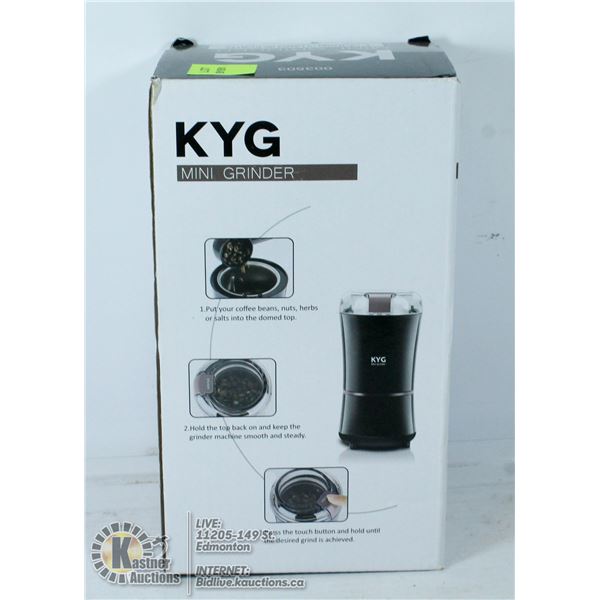 KYG ELECTRIC MINI GRINDER