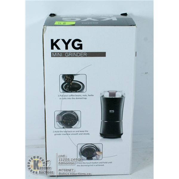KYG ELECTRIC MINI GRINDER