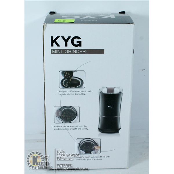 KYG ELECTRIC MINI GRINDER