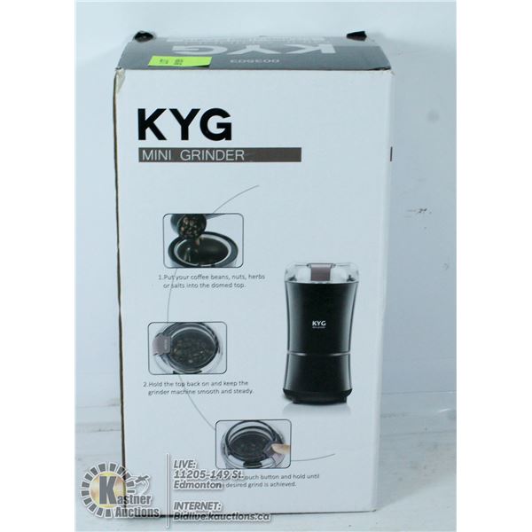 KYG ELECTRIC MINI GRINDER