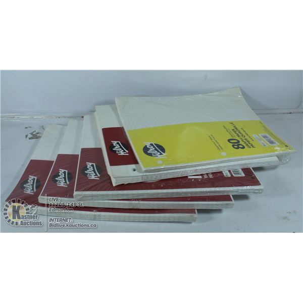 680 SHEETS OF RULED AND LINED PAPER.