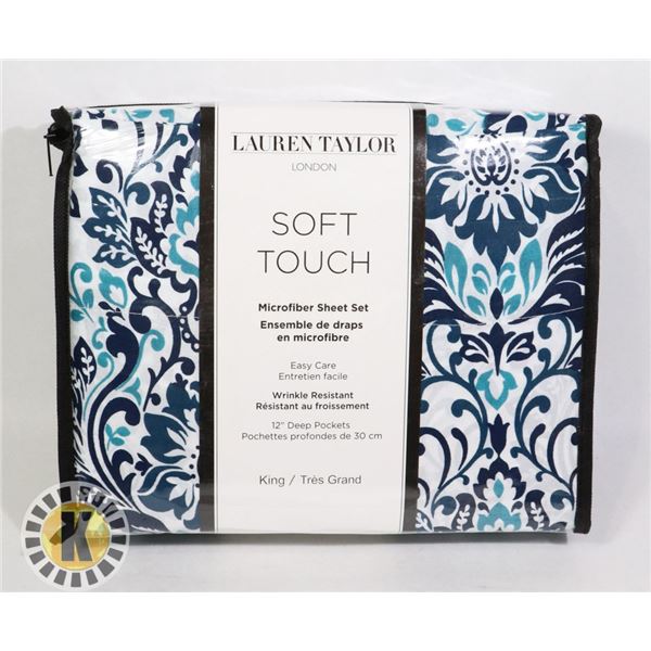 NEW KING SIZE MICROFIBER SHEET SET