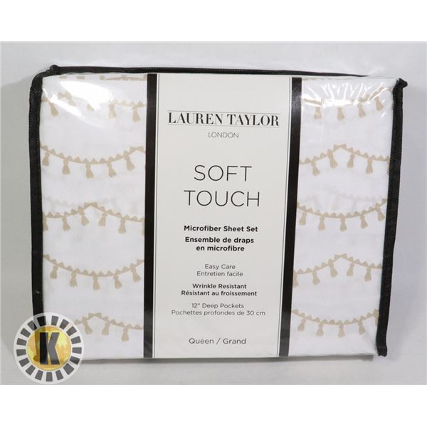 NEW QUEEN SIZE MICROFIBER 4PC SHEET SET