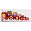 Image 1 : 7PC NESTING DOLL SET