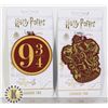 Image 1 : LOT OF TWO NEW HARRY POTTER LUGGAGE TAGS