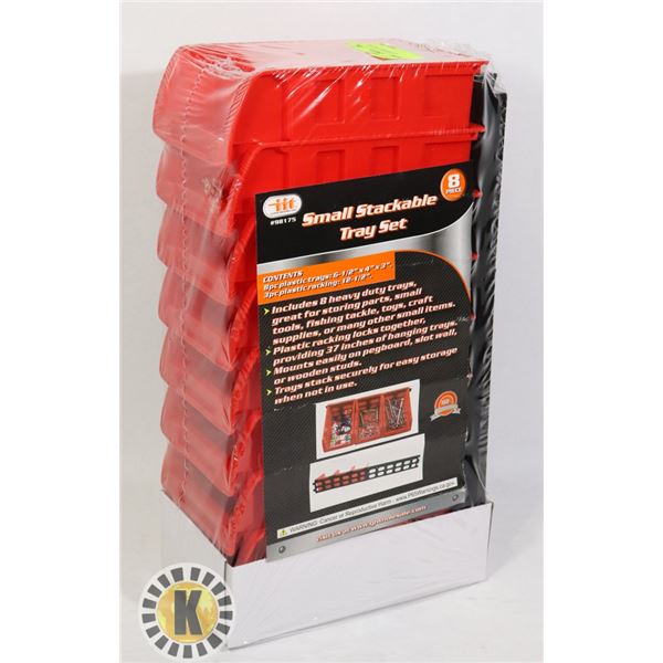 NEW SMALL STACKABLE TRAY SET