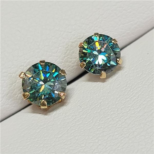 MZ6-1 10K  MOISSANITE EARRINGS