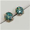 Image 1 : MZ6-1 10K  MOISSANITE EARRINGS
