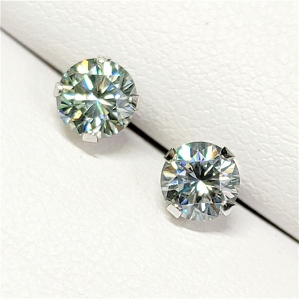 MZ6-6 10K  MOISSANITE MUNSELL 7.5G 7/6) EARRINGS