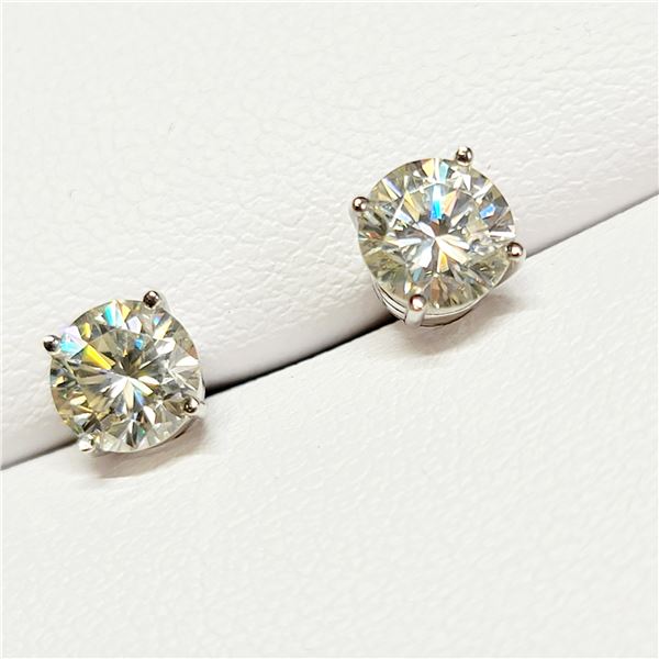MZ6-13 14K  MOISSANITE EARRINGS