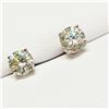 Image 1 : MZ6-13 14K  MOISSANITE EARRINGS