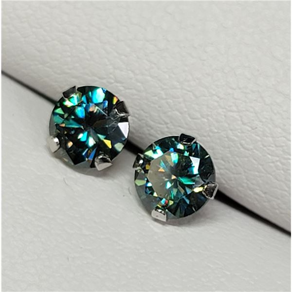MZ6-14 10K  MOISSANITE EARRINGS