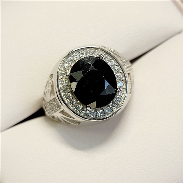 MZ6-50 SILVER SAPPHIRE RING