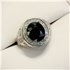 Image 1 : MZ6-50 SILVER SAPPHIRE RING