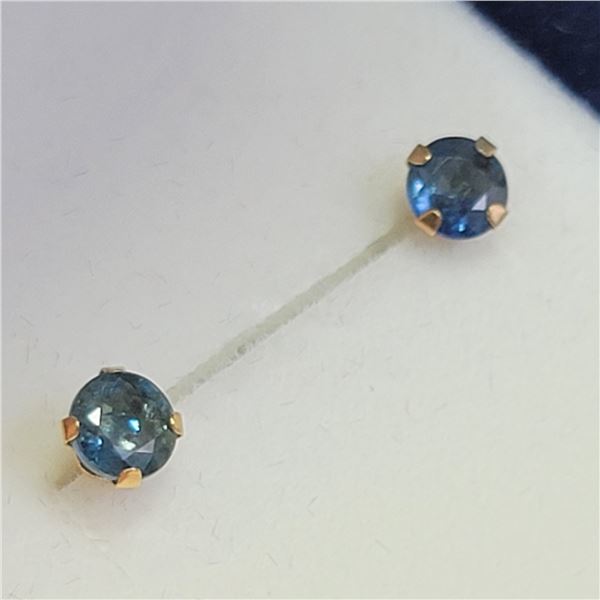 MZ1-154 10K  SAPPHIRE EARRINGS