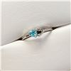 Image 1 : MZ1-156 SILVER BLUE TOPAZ RING