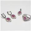 Image 1 : MZ1-159 SILVER RUBY SET