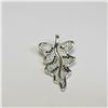 Image 1 : MZ1-171 SILVER CZ, ONYX PENDANT