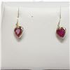 Image 1 : MZ1-183 10K  RUBY EARRINGS