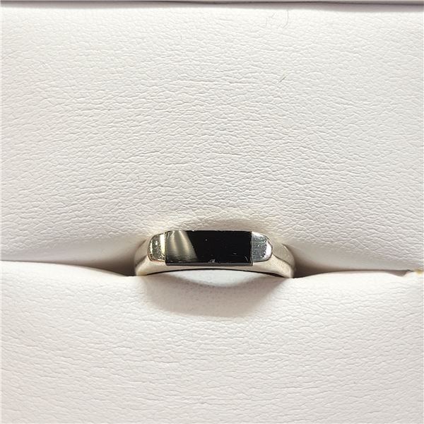 MZ1-184 SILVER ONYX RING