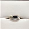 Image 1 : MZ1-184 SILVER ONYX RING
