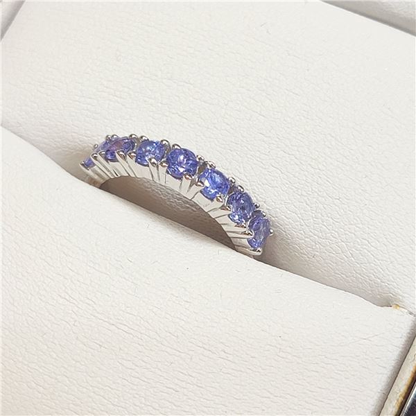 MZ1-188 SILVER TANZANITE RING