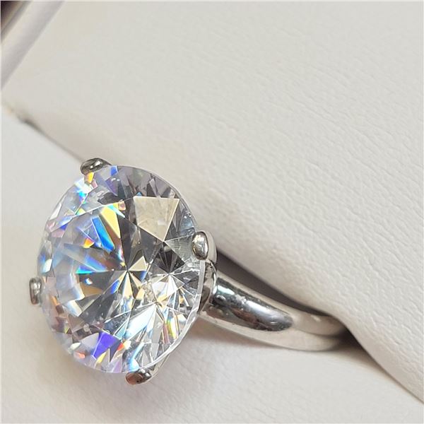 MZ1-193 SILVER CZ RING