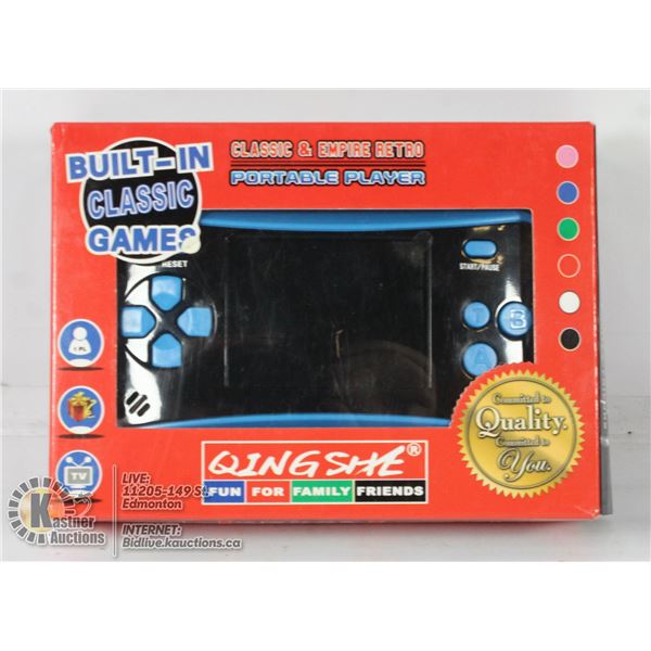 RETRO CLASSIC PORTABLE GAME PLAYER