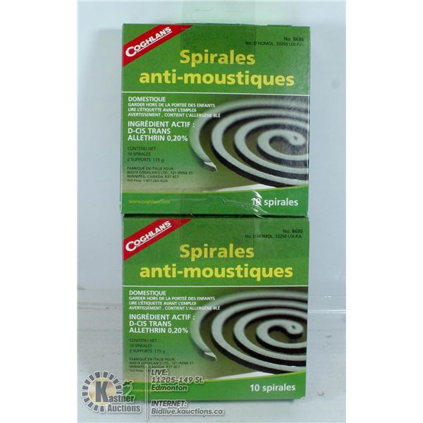 LOT OF 20 COGHLANS MOSQUITO COILS