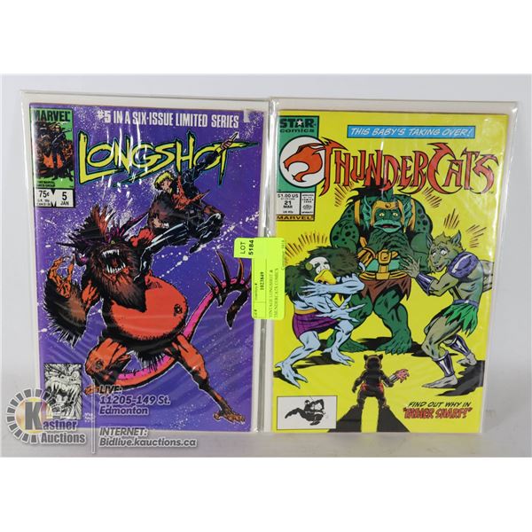 VINTAGE LONGSHOT & THUNDERCATS COMICS