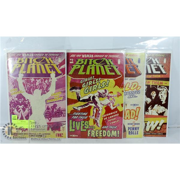 UNCLAIMED BITCH PLANET COMICS 1-4