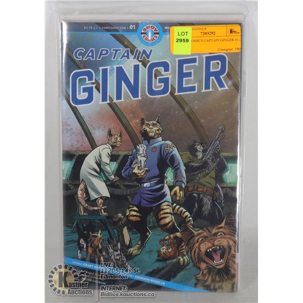 AHOY COMICS CAPTAIN GINGER #1-3