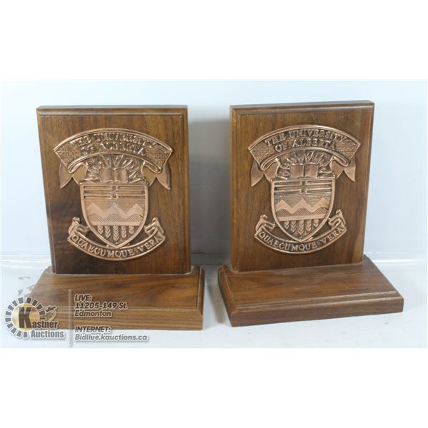 UNIVERSITY OF ALBERTA BOOKENDS