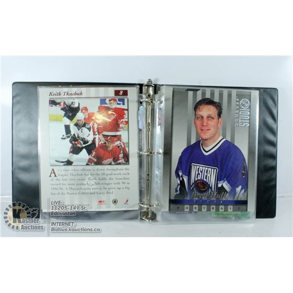 ALBUM OF 8 X 10 HOCKEY STARS PICTURES