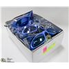 Image 1 : BOX OAKLEY STYLE AQUA BLUE DESIGNER SUNGLASSES
