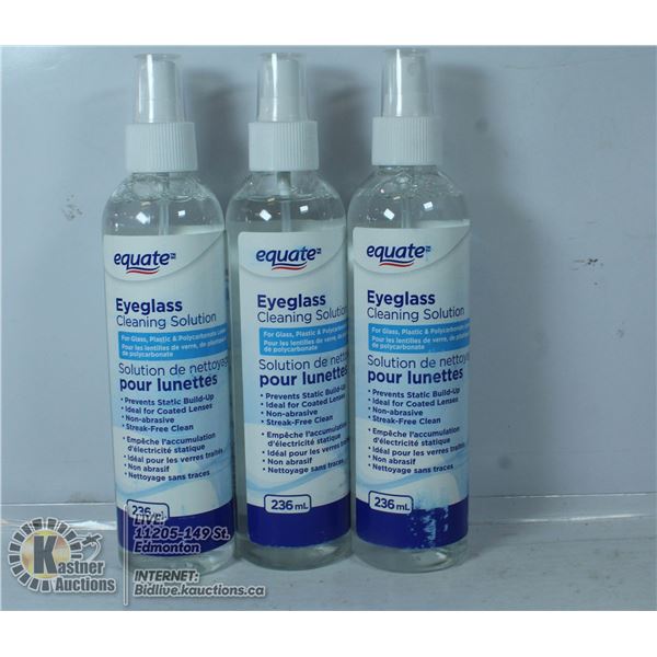 EYEGLASS CLEANING SOLUTION
