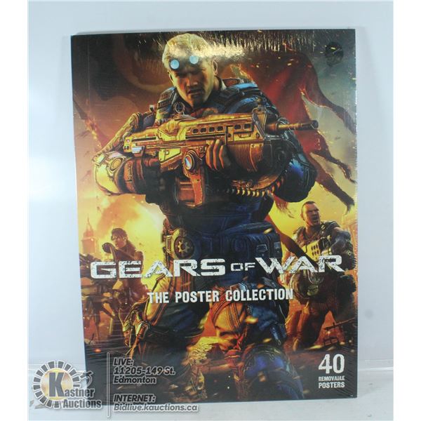 FACTORY SEALED GEARS OF WAR "THE POSTER COLLECTION