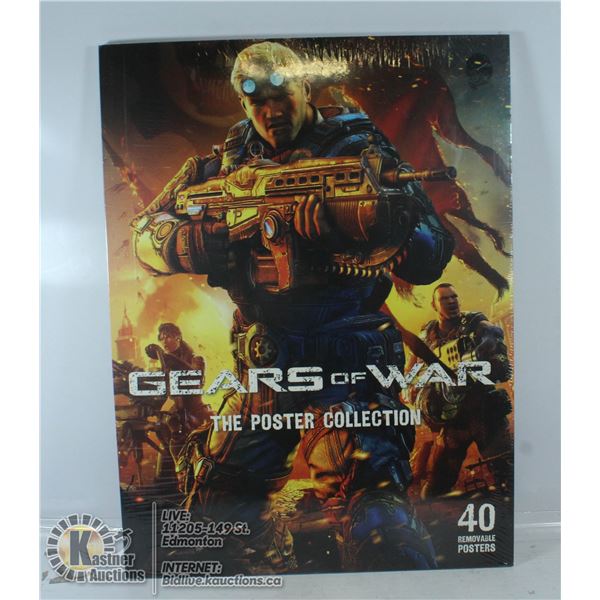 FACTORY SEALED GEARS OF WAR "THE POSTER COLLECTION