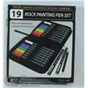Image 1 : FACTORY SEALED ROCK PAINTING PEN SET INCLUDES 19