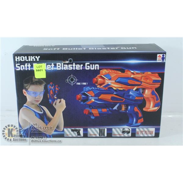 HOLIKY SOFT BULLET BLASTERE GUN. COMES WITH 2 GUNS