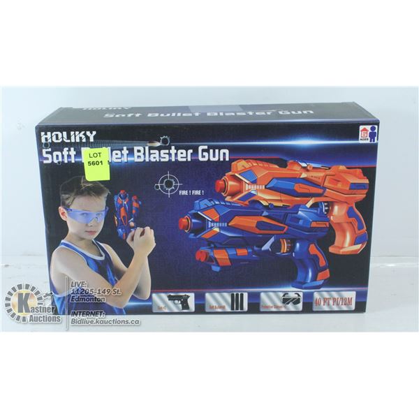 HOLIKY SOFT BULLET BLASTERE GUN. COMES WITH 2 GUNS